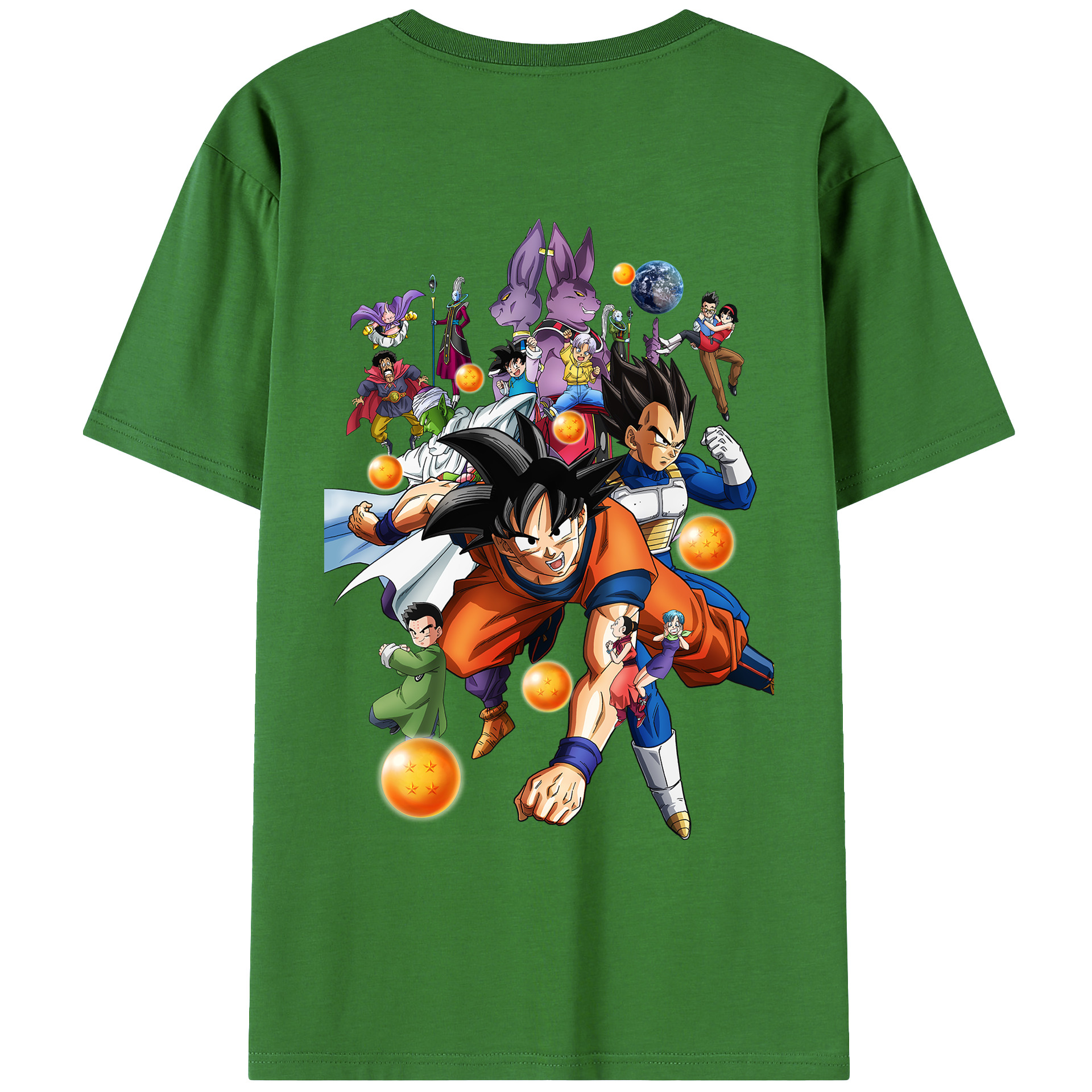 （画像用） ドラゴンボール DRAGON BALL レディース半袖Tシャツ(バックプリント)